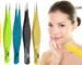 The best tweezers for chin hair female with precision tip for removing stubborn and fine chin hairs easily