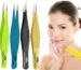 The best tweezers for chin hair female with precision tip for removing stubborn and fine chin hairs easily