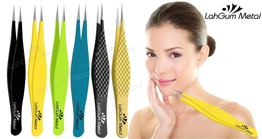 The best tweezers for chin hair female with precision tip for removing stubborn and fine chin hairs easily