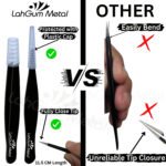 Facial hair removal tweezers for chin hair, upper lip hair and precise eyebrow grooming