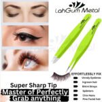 Facial hair removal tweezers for chin hair, upper lip hair and precise eyebrow grooming