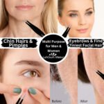 sharp pointy tweezers for ingrown hair removal facial chin splinter - Image 4