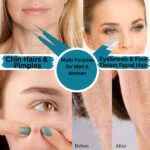 Fine point precision tweezers for ingrown hair removal, splinter extraction and detailed eyebrow grooming