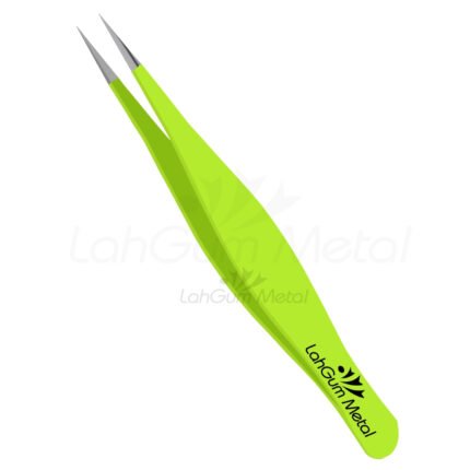 Needle nose tweezers for precise ingrown hair removal, facial hair plucking and splinter extraction
