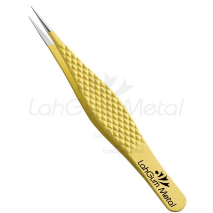 Needle point tweezers for precise ingrown hair removal, splinter extraction and fine facial hair grooming