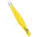 Pointed precision tweezers for removing facial hair, chin hair, ingrown hairs and tiny splinters