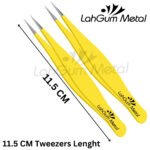 Precision chin hair tweezers for accurate plucking of small chin hairs and detailed facial grooming