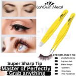 Precision eyebrow tweezers designed for shaping brows and removing fine facial hair with accuracy
