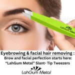 Precision eyebrow tweezers designed for accurate brow shaping and removing fine facial hair