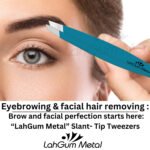 Precision eyebrow tweezers for shaping brows, removing fine facial hair and grabbing tiny stubborn hairs