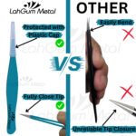 Precision facial hair tweezers for chin hair removal and detailed beauty grooming