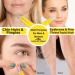 Professional eyebrow tweezers for shaping brows, removing chin hair and detailed facial grooming