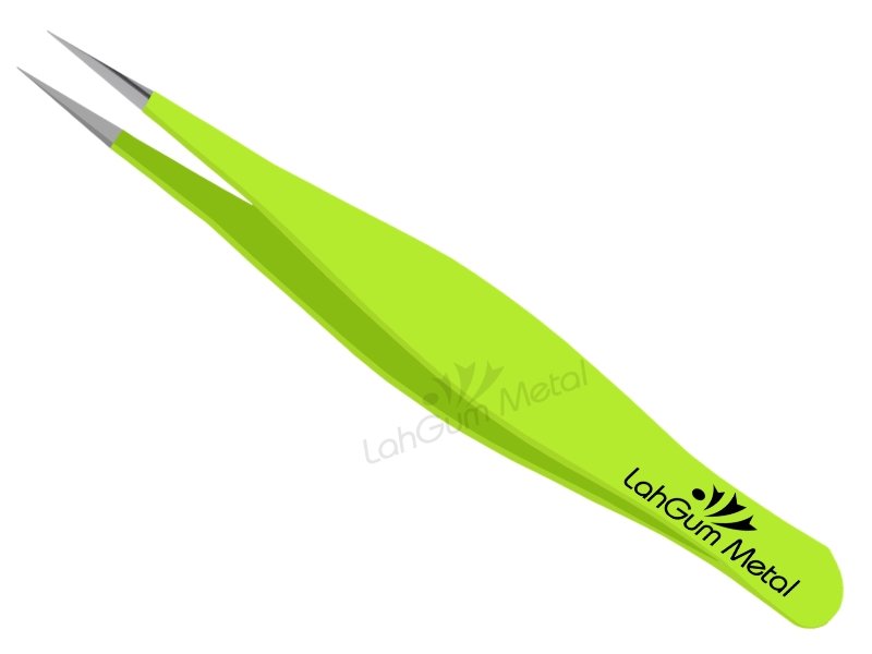 Professional pointy tweezers tool for ingrown hair removal and splinter extraction