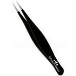 Sharp pointy tweezers for ingrown hair removal, facial hair, chin hair and splinter removal with precision tip