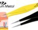 Sharp pointy tweezers for ingrown hair removal tool with ultra fine precision tip for splinter and facial hair extraction