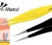 Sharp pointy tweezers for ingrown hair removal tool with ultra fine precision tip for splinter and facial hair extraction