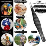 Precision splinter removal tweezers for extracting tiny splinters and ingrown hairs easily