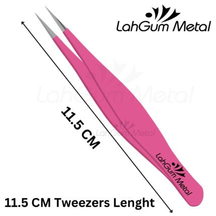 Ultra fine pointed tweezers for precise removal of ingrown hairs, splinters and tiny facial hairs