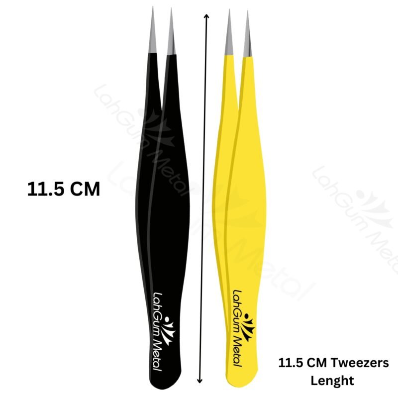 Best pointed tweezers for ingrown hair removal with sharp fine tip for precise gripping and clean extraction