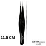 Chin hair removal for women using pointed tweezers for effective plucking and clean smooth skin finish