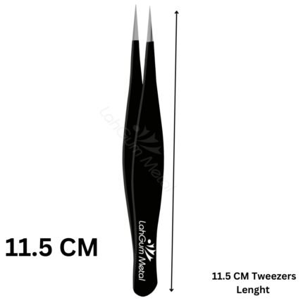 Chin hair removal for women using pointed tweezers for effective plucking and clean smooth skin finish