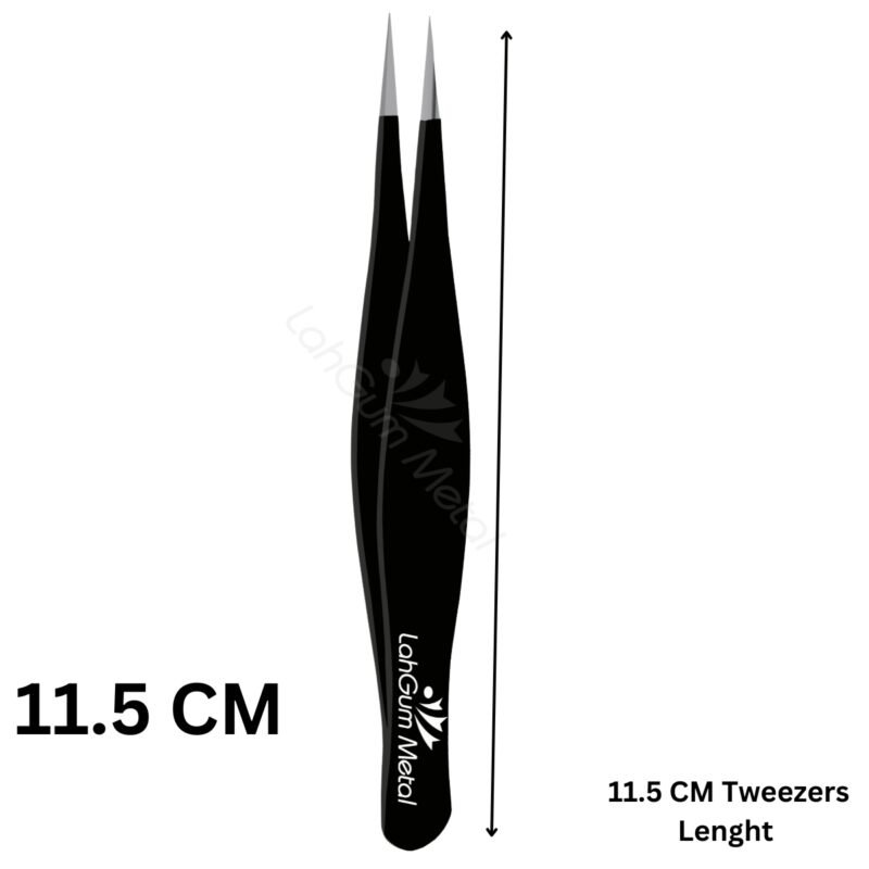 Chin hair removal for women using pointed tweezers for effective plucking and clean smooth skin finish