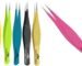 Ultra fine point tweezers stainless steel with precision tips designed for ingrown hair and splinter removal