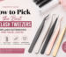 professional pointed tweezers